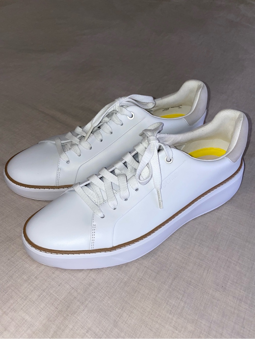 Cole Haan Women's Leather Grandpro Topspin Casual Sneakers- Size 10